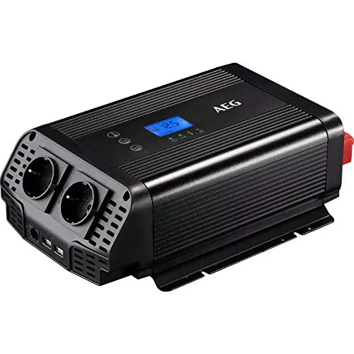 AEG Automotive Sinus-Spannungswandler 600W - Wechselrichter mit App-Steuerung