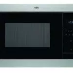 AEG Einbau-Mikrowelle mit Grillfunktion und Touch-Bedienung