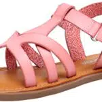 Ahannie Mädchen Riemchensandalen - Kinder Sandale mit Riemen und Schnalle