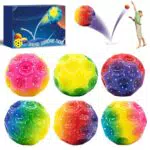 AIHAOYU Astro Jump Ball - Hochspringender Gummiball für Outdoor & Indoor