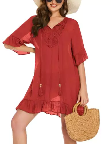Strandkleid AI'MAGE Damen - Sexy Bikini Cover Up für den Sommerstrand