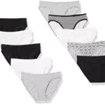 Amazon Essentials Damen Bikinihose aus Baumwolle, 10er-Pack