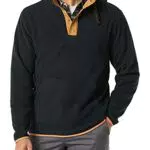 Amazon Essentials Herren Polarfleece-Jacke mit Druckknopfverschluss