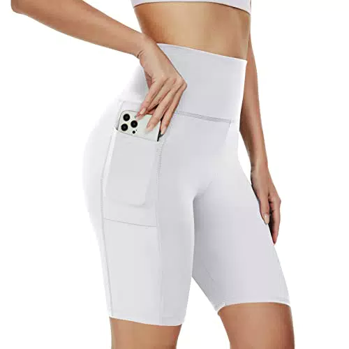 Radlerhose Damen High Waist Sporthose Kurze Leggings Blickdicht Sportshorts - Ideal für Yoga und Fitness