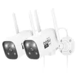 AOSU Überwachungskamera für den Außenbereich mit 5 GHz WLAN und App-Steuerung