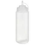 APS Quetschflasche 1.025 ml mit Schraubdeckel aus Polyethylen, transparent