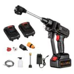 Hochdruckreiniger Aumotop mit 2 Batterien 48V - 6 in 1, 10L/Min, Auto Garten Reinigung