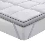 Matratzentopper Autsel 160x200cm Ultra Soft - Premium Matratzenauflage für Allergiker - Dunkelgrau