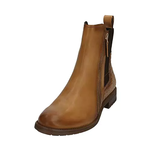 BAGATT Damen Ronja Boots, Sand/Dark Brown