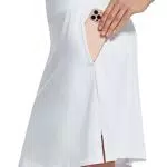 BALEAF Damen Tennisrock knielang Sportrock hoher Taille mit Tasche
