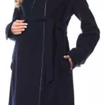 Be Mammy Damen Umstandsmantel Wolle Wintermantel BE20-225