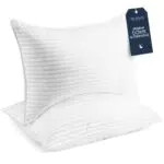 Beckham Luxury Linens Kopfkissen Set für Rücken- und Seitenschläfer - Kühlendes Gelkissen