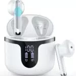 Kopfhörer Kabellos Bluetooth 5.3 In Ear mit LED-Anzeige - IP7 Wasserdicht - 40 Stunden Spielzeit - ENC Stereo Ohrhörer