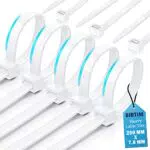 Kabelbinder aus Premium-Nylon für Haus, Garten und Büro - Selbstverriegelnd - Mehrzweckbinder