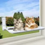 Bibykivn Katzenhängematte für das Fenster mit stabilen Saugnäpfen