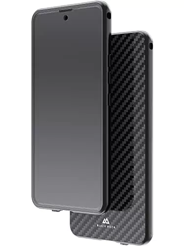 Black Rock Carbon 360 Grad Glass Case für Samsung Galaxy A53 5G mit Magnetverschluss
