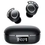 Kabellose Bluetooth In-Ear Kopfhörer mit ENC Noise Cancelling Mikrofon - Tiefer Bass - IPX8 Wasserdicht - Weiß