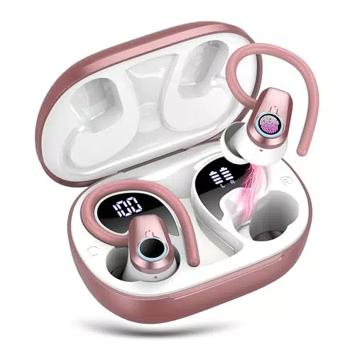 Bluetooth Kopfhörer Sport – Kabellose In-Ear Ohrhörer mit Noise Cancelling und IP7