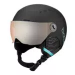Bollé Skihelm für Kinder - Quiz Visor Schwarz Blau - Größe M