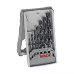 Bosch Holzspiralbohrer-Set für Weich- und Hartholz, Ø 3-10 mm