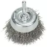 Bosch Topfbürste für Edelstahl, gewellter Draht, Ø 60 mm, Zubehör Bohrmaschine