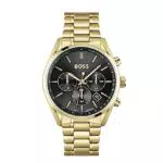 BOSS Chronograph Herrenuhr mit Edelstahlarmband