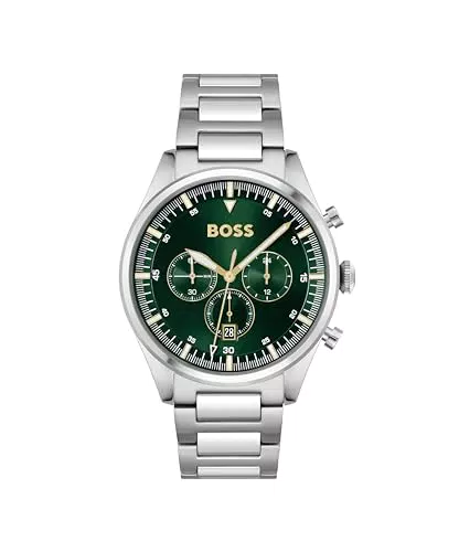 BOSS Chronograph Herrenuhr mit Silberarmband - Modell 1513868