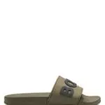 BOSS Herren Kirk Slides - In Italien gefertigte Sandalen mit erhabenem Logo