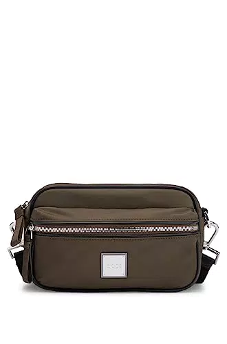 BOSS Herren Lennon EW Reporter-Tasche aus recyceltem Gewebe mit Logo