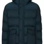 BOSS Herren Wasserabweisender Relaxed-Fit Parka mit Logo-Aufnäher