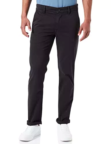 BOSS Schino-Slim D Slim-Fit Hose aus elastischem Baumwoll-Satin