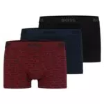 BOSS Herren Boxershorts aus Stretch-Baumwolle mit Logo-Bund - Gemustert