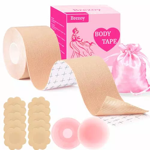 Brezoy Push-Up Boob Tape – Rückenfreier BH für Abendkleider und Hochzeitskleider