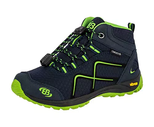Brütting Jungen Guide High Trekkingstiefel - Marine/Lemon