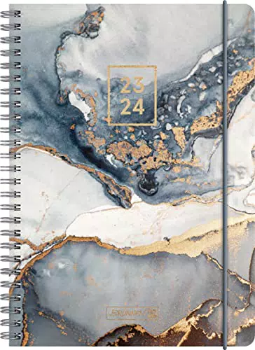 BRUNNEN Schülerkalender „Gemstone“ 2023/2024 A5, 2 Seiten pro Woche