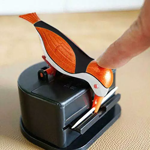 BSTCAR Automatischer Zahnstocherspender Vogel im Vintage-Stil