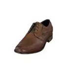 Bugatti Business Halbschuhe aus Leder, Derby mit Handfinish und Perforation