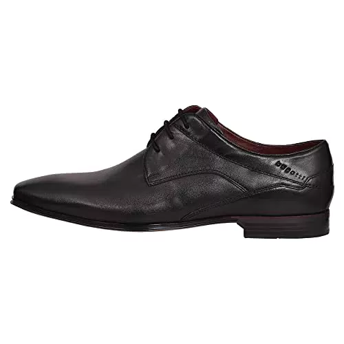 Bugatti Herren Business Halbschuhe aus hochwertigem Leder, Derby-Design