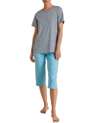CALIDA 3/4-Pyjama Damen aus 100% Baumwolle, atmungsaktiv und klimaregulierend