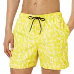 Calvin Klein Herren Badehose Lang - Gelb