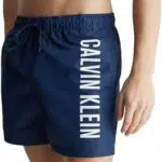 Calvin Klein Herren Badehose mit Kordelzug - Blau