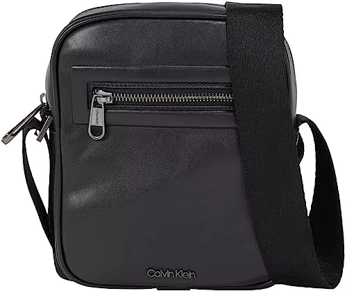 Calvin Klein Herren Umhängetasche Elevated Reporter Schwarz