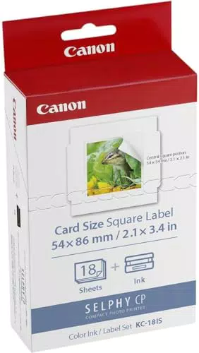 Canon KC-18 IS Stickerpapier für Selphy Drucker 5 x 5 cm