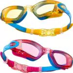 CAPAS Kinder Schwimmbrille | Wasserdicht & Anti-Beschlag | UV-Schutz | Für 4-12 Jahre