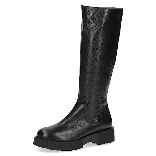 CAPRICE Damen Hohe Stiefel Airmotion aus Leder Plateau Weite G