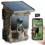 CEYOMUR Wildkamera 4K 46MP WLAN Bluetooth, 120° Erfassungswinkel, Nachtsicht, IP66
