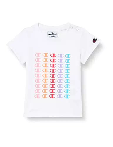Champion Mädchen Legacy American Classics S/S Multi Logo T-Shirt