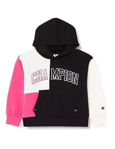 Champion Mädchen Legacy Colorblock Ultralight Powerblend Fleece Kapuzenpullover