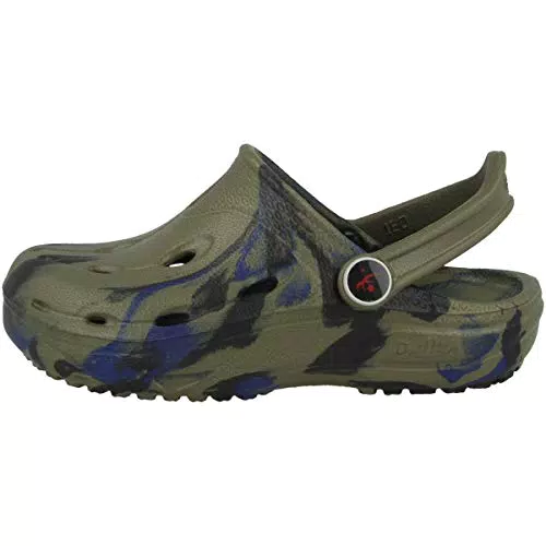 chung shi Unisex Kinder DUX Kids Clogs, Khaki,