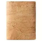 Corkor Reisepass-Brieftaschenhalter, RFID-blockierend, vegan, Bifold Sleeve